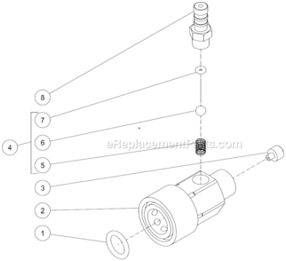 Part Location Diagram of 46-0869 Mi-T-M Hose Barb