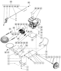 Part Location Diagram of 3-0148 Mi-T-M Pump