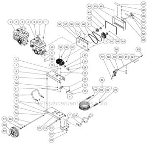 Part Location Diagram of 3-0176 Mi-T-M Pump