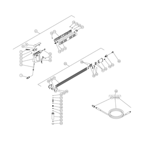 Dual Lance Diagram and Parts List for HG-3004-0M10  Mi-T-M Pressure Washer