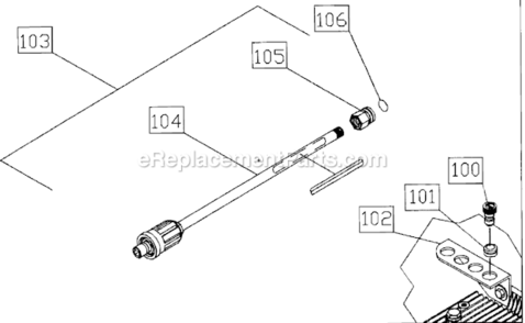 Page E Diagram and Parts List for CD-1504-0MHB  Mi-T-M Pressure Washer