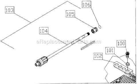 Page D Diagram and Parts List for CD-1504-1MVC  Mi-T-M Pressure Washer