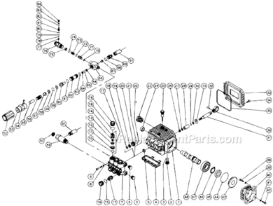 Assembly Diagram and Parts List for CD-1504-1MVC  Mi-T-M Pressure Washer