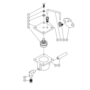Low Oil Shutdown Diagram and Parts List for ACS-46375-80HM  Mi-T-M Compressor