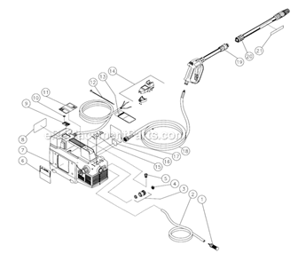 Part Location Diagram of 34-0706 Mi-T-M Decal- Chore Master Logo