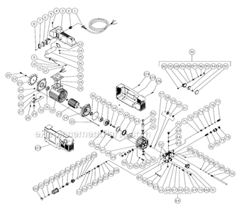Part Location Diagram of 49-0081 Mi-T-M Piston Spring