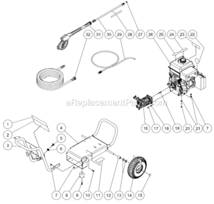 Part Location Diagram of 1-0167 Mi-T-M Engine