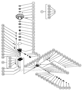 Part Location Diagram of 46-0663 Mi-T-M Piston Spring Retainer