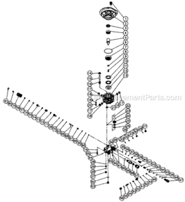 Pump Assembly Diagram and Parts List for CV-2000-0MBC  Mi-T-M Pressure Washer