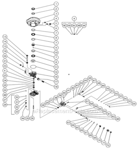 Part Location Diagram of 46-0742 Mi-T-M Wobble Plate, 8.5