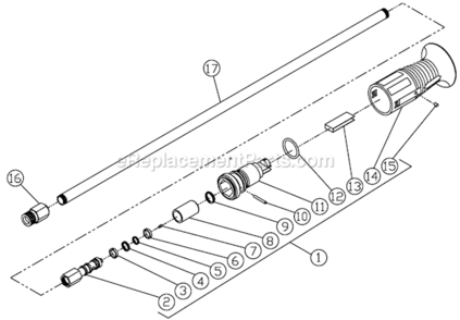 Part Location Diagram of 18-0352 Mi-T-M D. Pin