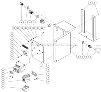 Part Location Diagram of 32-0488 Mi-T-M Conduit Connector