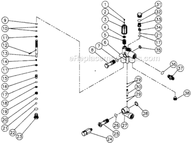 Part Location Diagram of 39-0042 Mi-T-M Cap-Brass