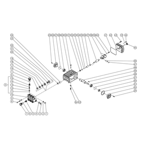 Pump Diagram and Parts List for HG-3004-0M30  Mi-T-M Pressure Washer
