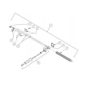 Dual Lance Diagram and Parts List for HG-2004-1230  Mi-T-M Pressure Washer