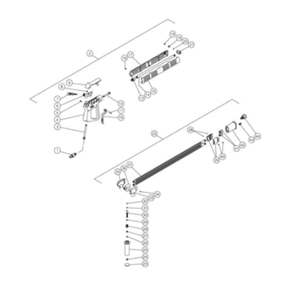 Dual Lance Diagram and Parts List for HHD-3005-0E5G  Mi-T-M Pressure Washer