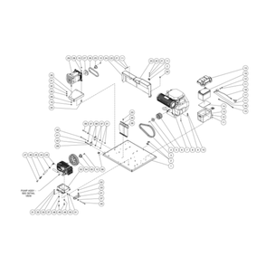 Part Location Diagram of 850-0393 Mi-T-M Engine Honda