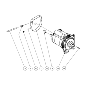 Generator Diagram and Parts List for HDS-3505-0R7G  Mi-T-M Pressure Washer