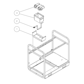Battery Box Diagram and Parts List for HDS-3505-0K6A  Mi-T-M Pressure Washer