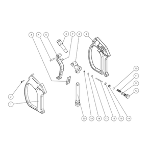 Gun Diagram and Parts List for HDS-3505-0V6A  Mi-T-M Pressure Washer
