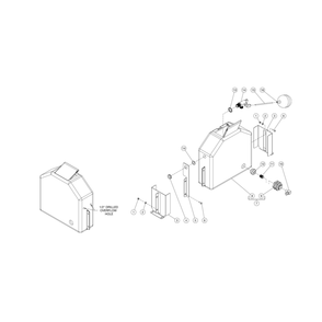 Float Tank Diagram and Parts List for HG-3004-3230  Mi-T-M Pressure Washer