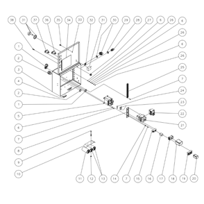 Single Phase Electric Box With Auto Start Diagram and Parts List for HEG  Mi-T-M Pressure Washer