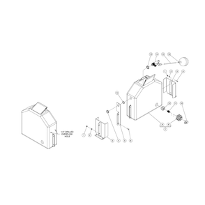 Float Tank Diagram and Parts List for HG-3004-1230  Mi-T-M Pressure Washer