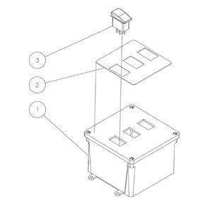 Part Location Diagram of 34-1296 Mi-T-M Decal-Remote Box