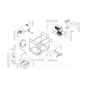 Unit Diagram and Parts List for HDC-3505-0H6G  Mi-T-M Pressure Washer