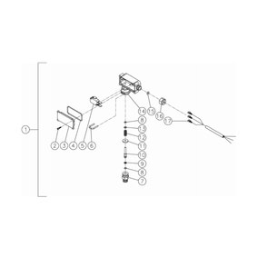 Pressure Switch Diagram and Parts List for HDS-4005-2H6G  Mi-T-M Pressure Washer