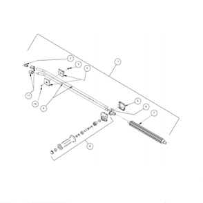 Dual Lance Diagram and Parts List for HG-2004-3208  Mi-T-M Pressure Washer