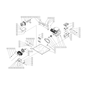 Isolation Plate Diagram and Parts List for HDS-3505-0R7G  Mi-T-M Pressure Washer