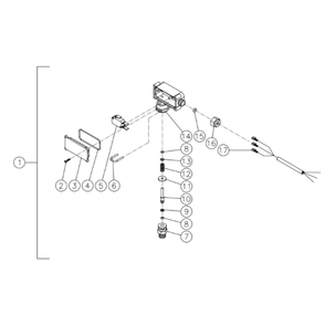 Pressure Switch (22-0171) Diagram and Parts List for HEG  Mi-T-M Pressure Washer