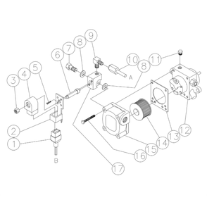 Fuel Pump Diagram and Parts List for HS-3005-CMV2GASOLINE-DIESEL  Mi-T-M Pressure Washer