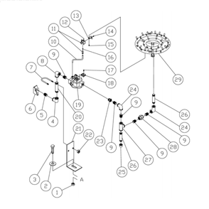 Burner/Piping Diagram and Parts List for HG-3004-0M30  Mi-T-M Pressure Washer