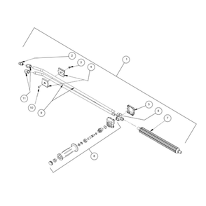 Dual Lance Diagram and Parts List for HHD-3004-0E3G  Mi-T-M Pressure Washer