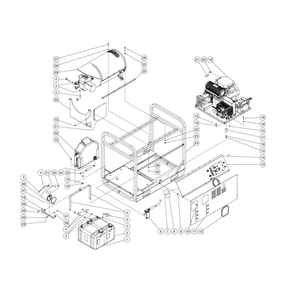 Unit Diagram and Parts List for HDS-4005-0H6G  Mi-T-M Pressure Washer