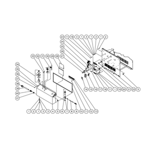 Electric Box Diagram and Parts List for HHD-2004-0E2G  Mi-T-M Pressure Washer