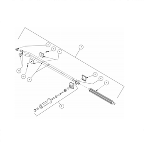 Dual Lance Diagram and Parts List for HG-3004-1208  Mi-T-M Pressure Washer