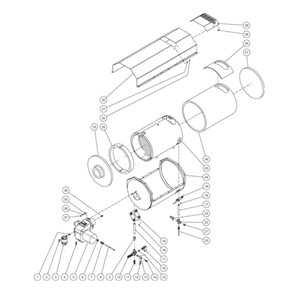 Heat Exchanger Diagram and Parts List for HS-4004-1MAH  Mi-T-M Pressure Washer