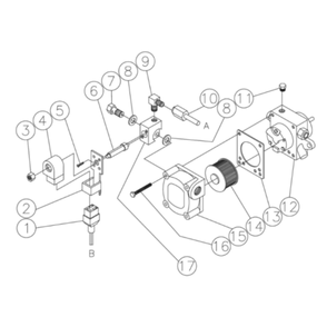 Fuel Pump/Solenoid Diagram and Parts List for HHS-3004-0E3A  Mi-T-M Pressure Washer