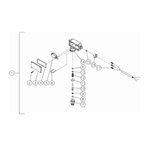 Pressure Switch Diagram and Parts List for HS-3505-0MGV  Mi-T-M Pressure Washer