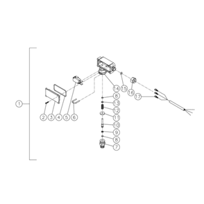 Pressure Switch Diagram and Parts List for HDS-3506-0H6A  Mi-T-M Pressure Washer