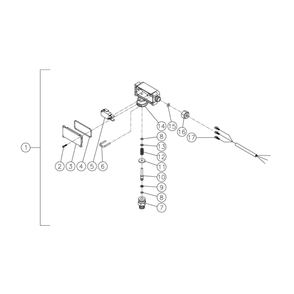Pressure Switch Diagram and Parts List for HG-1805-1230  Mi-T-M Pressure Washer