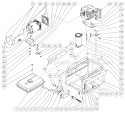 Frame Assembly Diagram and Parts List for GEN-3000-1MH0  Mi-T-M Generator