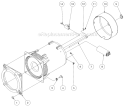 Part Location Diagram of 52-0071 Mi-T-M Alternator Flange