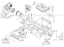 Frame Assembly Before S/N 40031734 Diagram and Parts List for GEN-8000-0MS0  Mi-T-M Generator