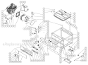 Frame Assembly After S/N 40042445 Diagram and Parts List for GEN-8000-0MS0  Mi-T-M Generator