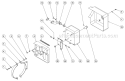 Muffler Assembly Before S/N 40031734 Diagram and Parts List for GEN-8000-0MSE  Mi-T-M Generator