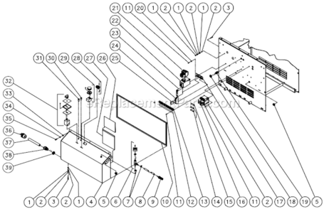 Part Location Diagram of 32-0478 Mi-T-M Contactor